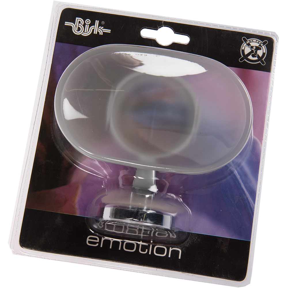 Savoniera dus Bisk Emotion, zinc/sticla, 6,5 x 13,5 x 12 cm