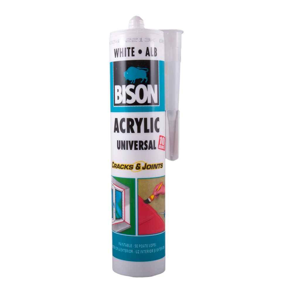 Silicon Acril Bison alb 300 ml
