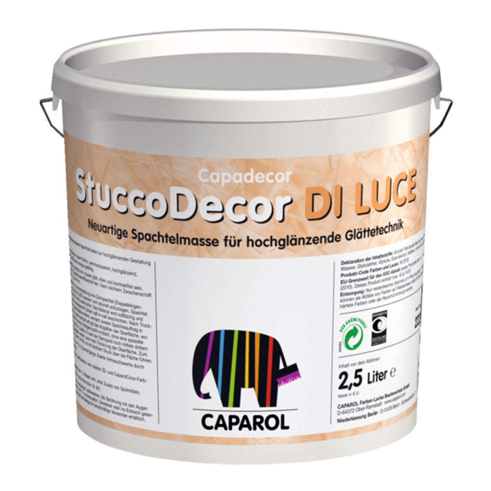 Masa de spaclu Capadecor StuccoDecor di Luce, 2,5 l