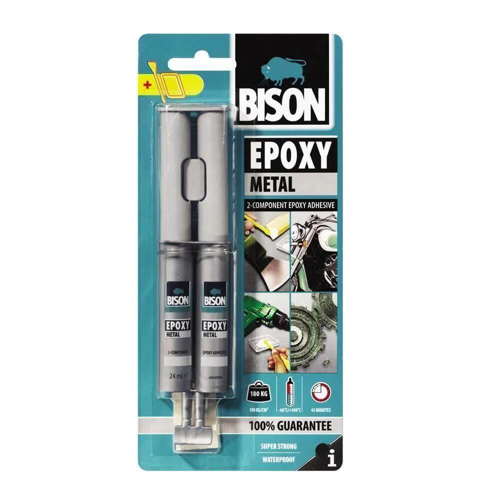 Adeziv pentru metal, Bison Epoxy Metal, 24 ml