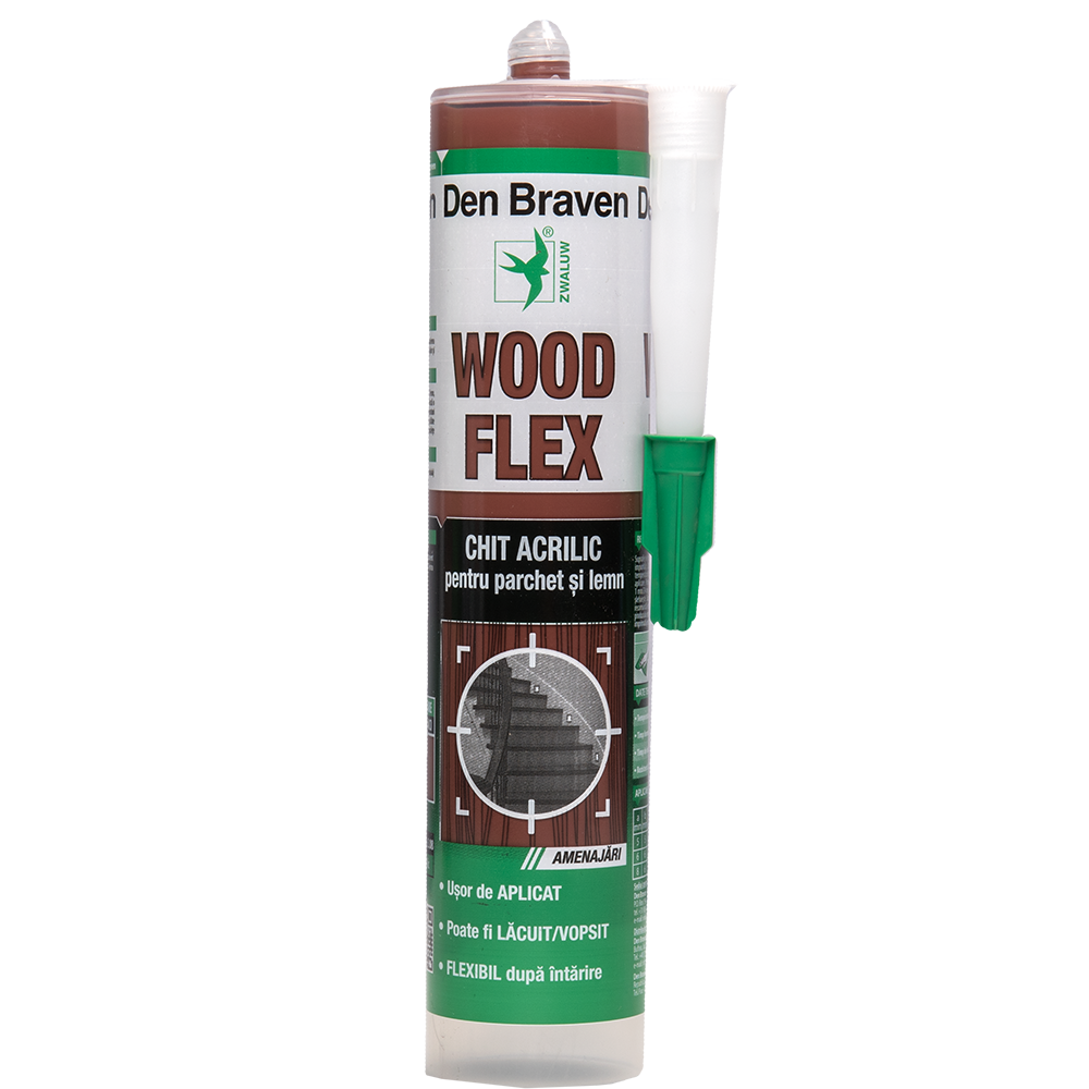 Chit acrilic pentru parchet si lemn Woodflex cires 280 ml