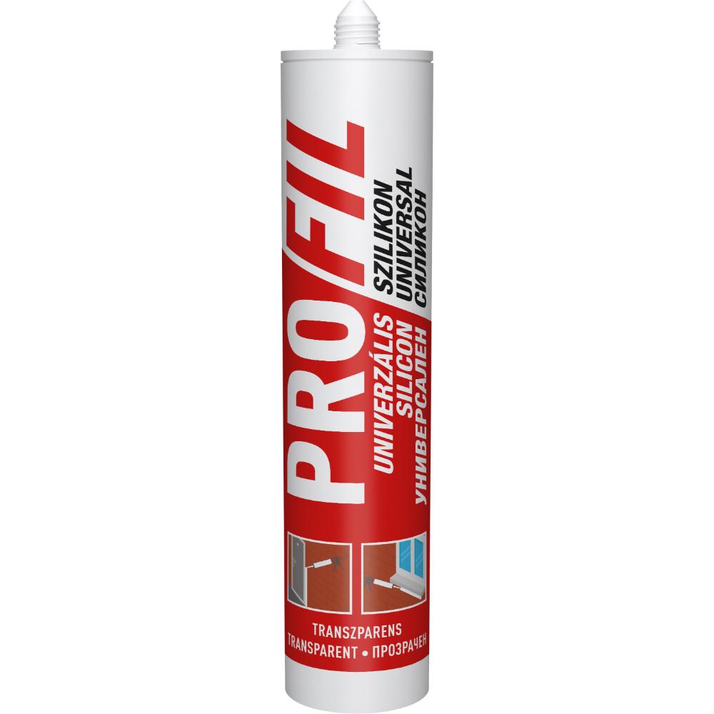 Silicon universal, transparent, Profil, interior/exterior, 270 ml