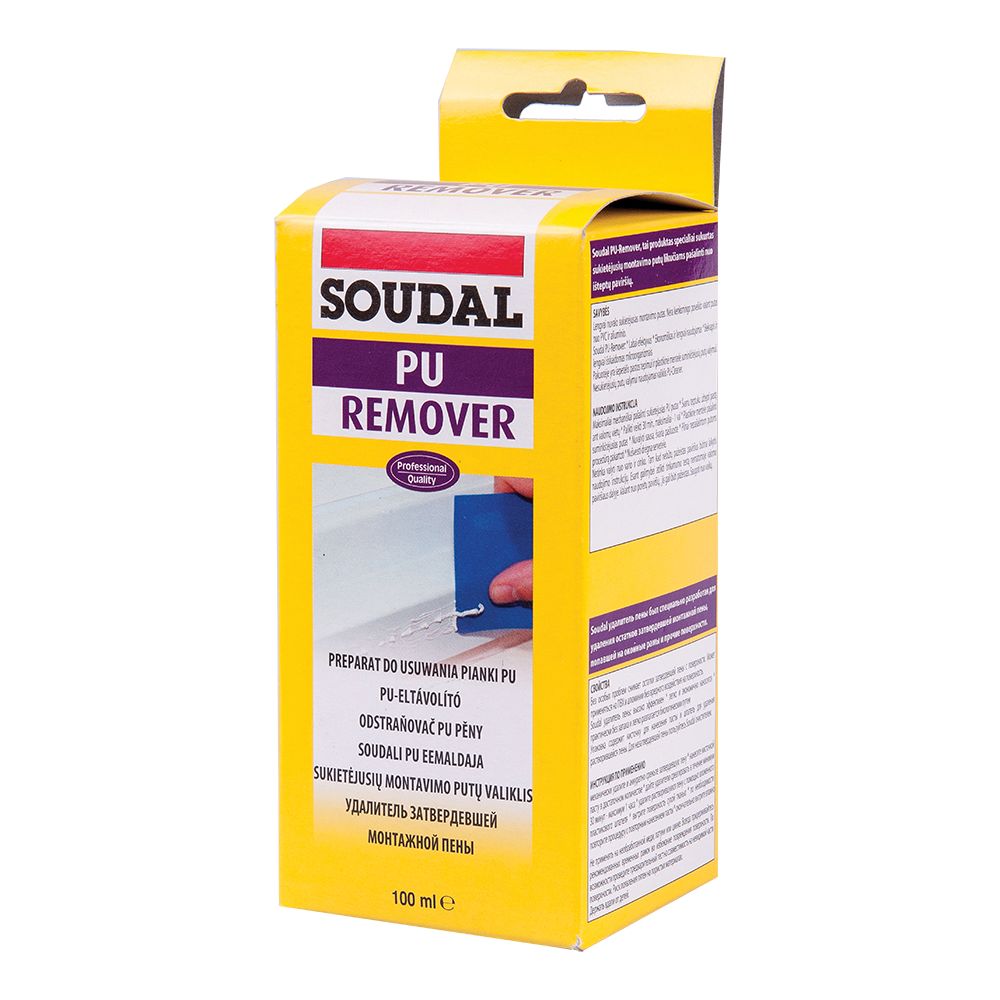 Agent de curatare spuma poliuretanica intarita, Soudal PU Remover, 100 ml