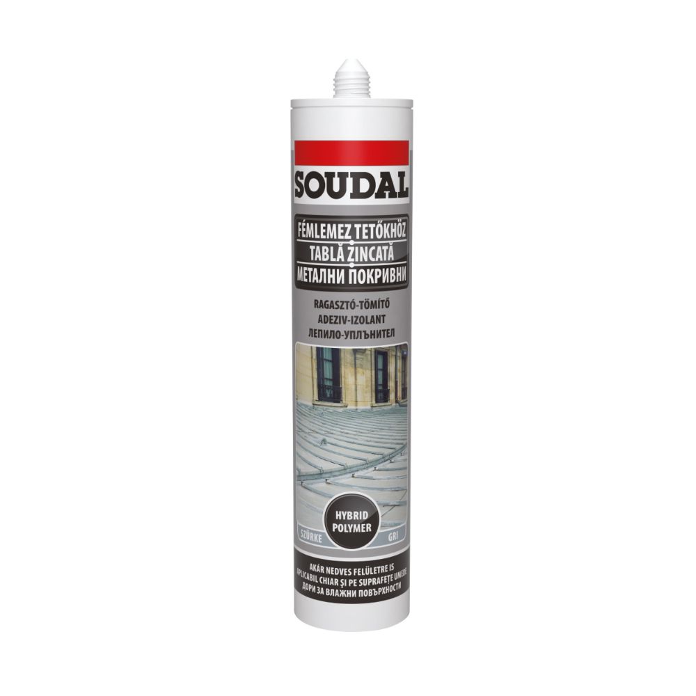 Adeziv si izolant pentru tabla zincata, Soudal Colozinc, 290 ml