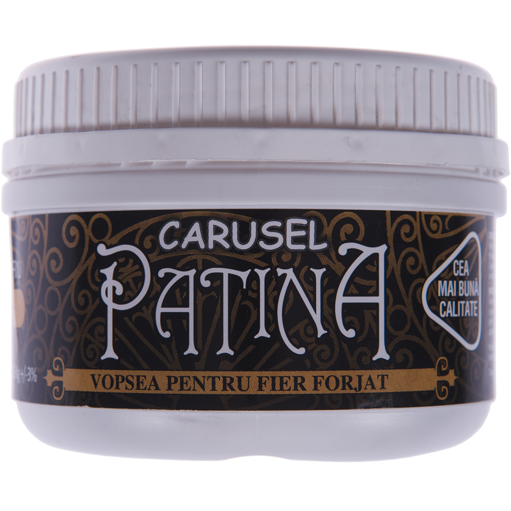 Vopsea fier forjat Patina Carusel auriu, interior/exterior, 0.25 kg