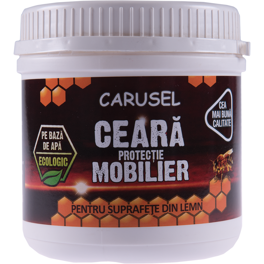 Ceara pentru mobilier Carusel, interior, transparent, 0,5 l