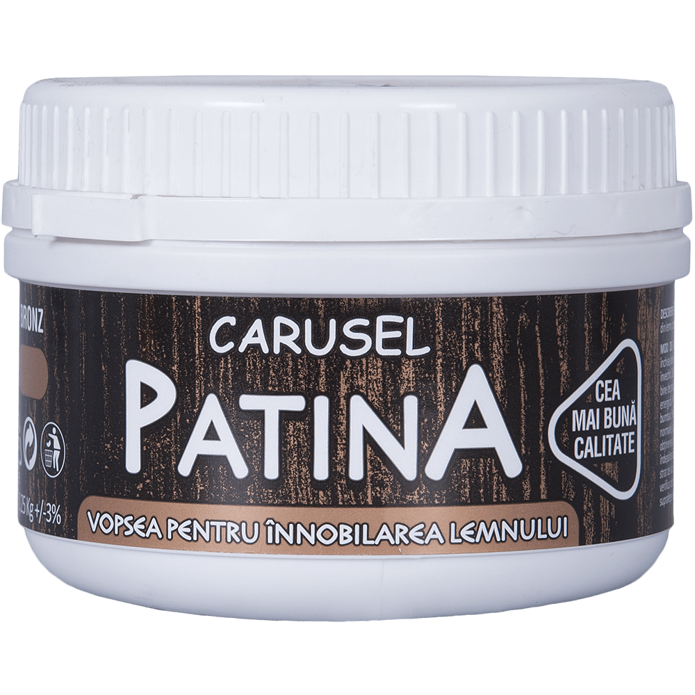Vopsea lemn Patina Carusel,bronz,interior/exterior, 0.25 kg