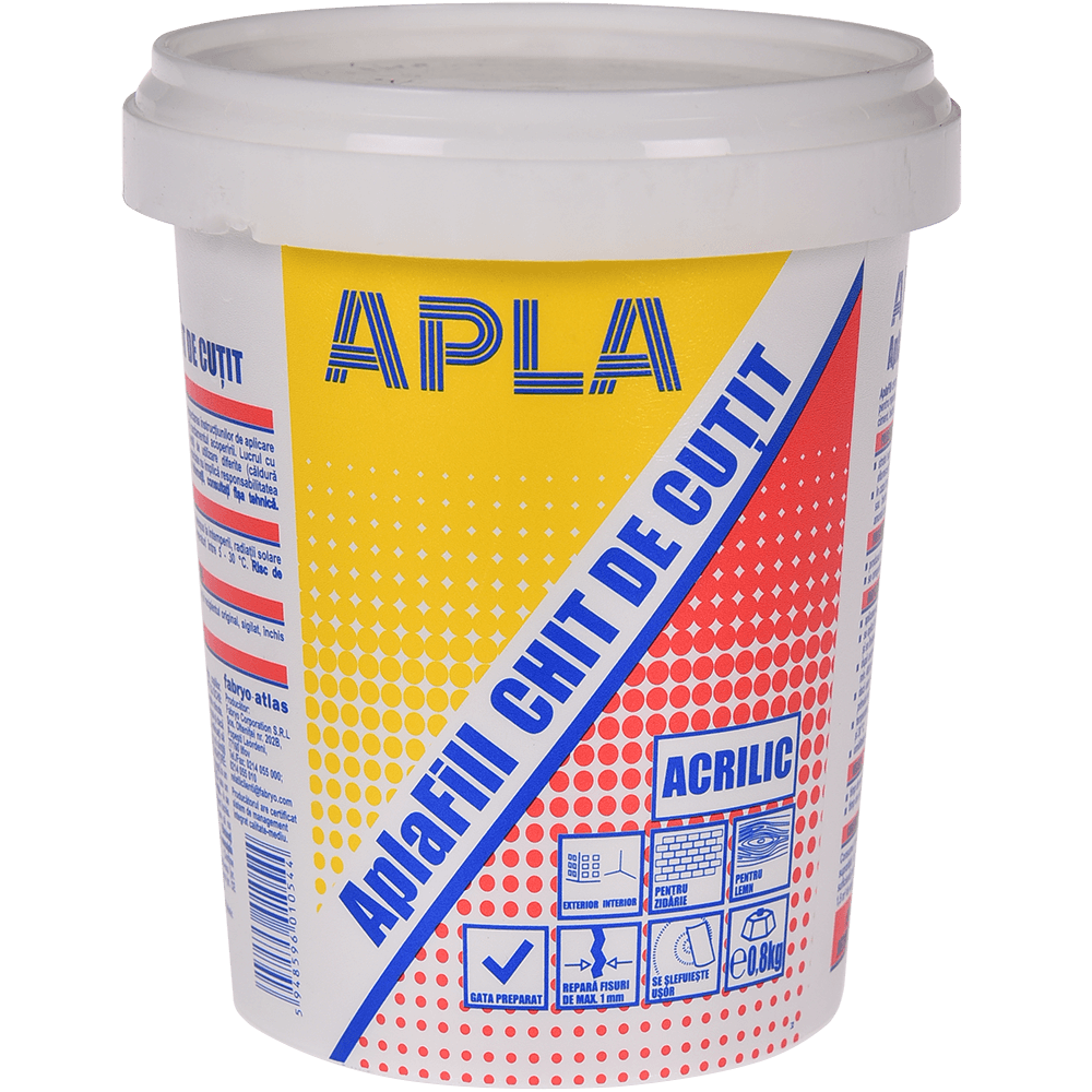 Chit de cutit, interior /exterior, AplaFill, 0.8 Kg
