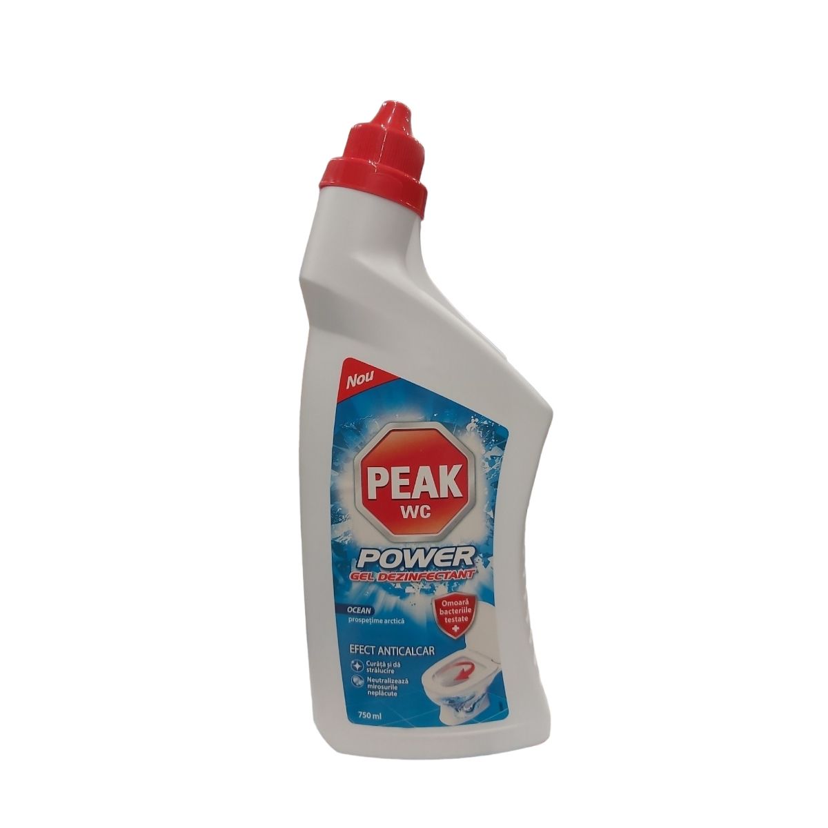 Gel dezinfectant Peak WC, marin, 750 ml