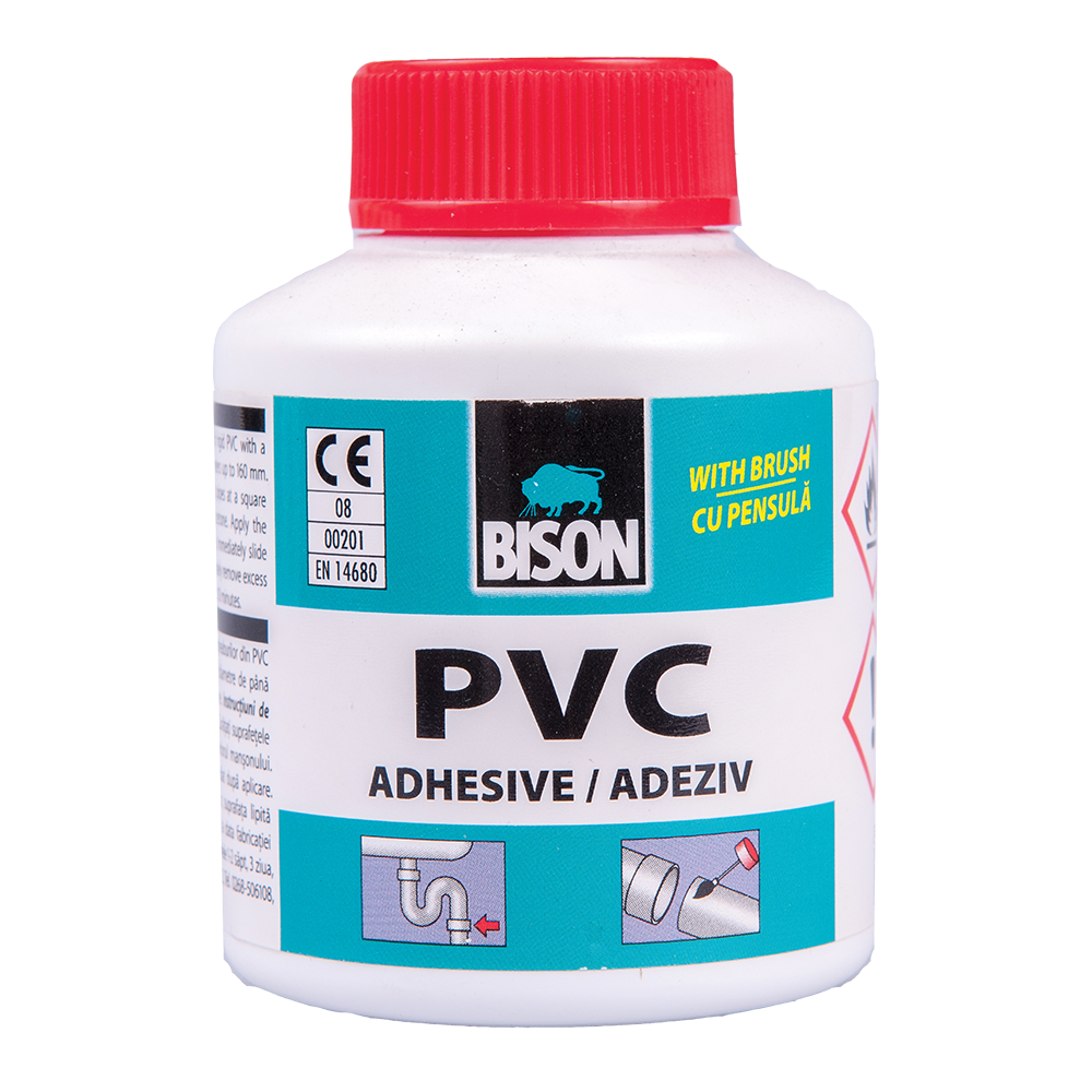 Adeziv pentru tevi din PVC, Bison, 100 ml