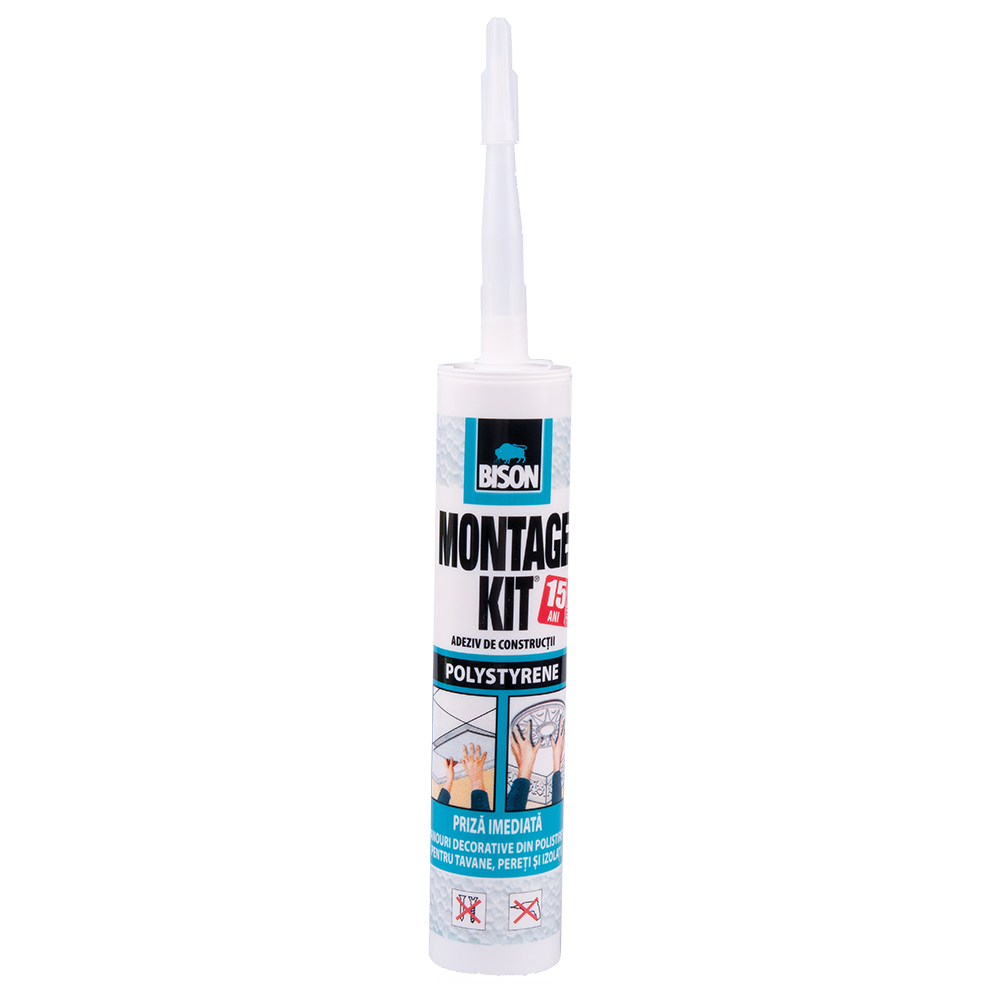 Adeziv pentru polistiren BISON Montage Kit Polystyrene, 470 g