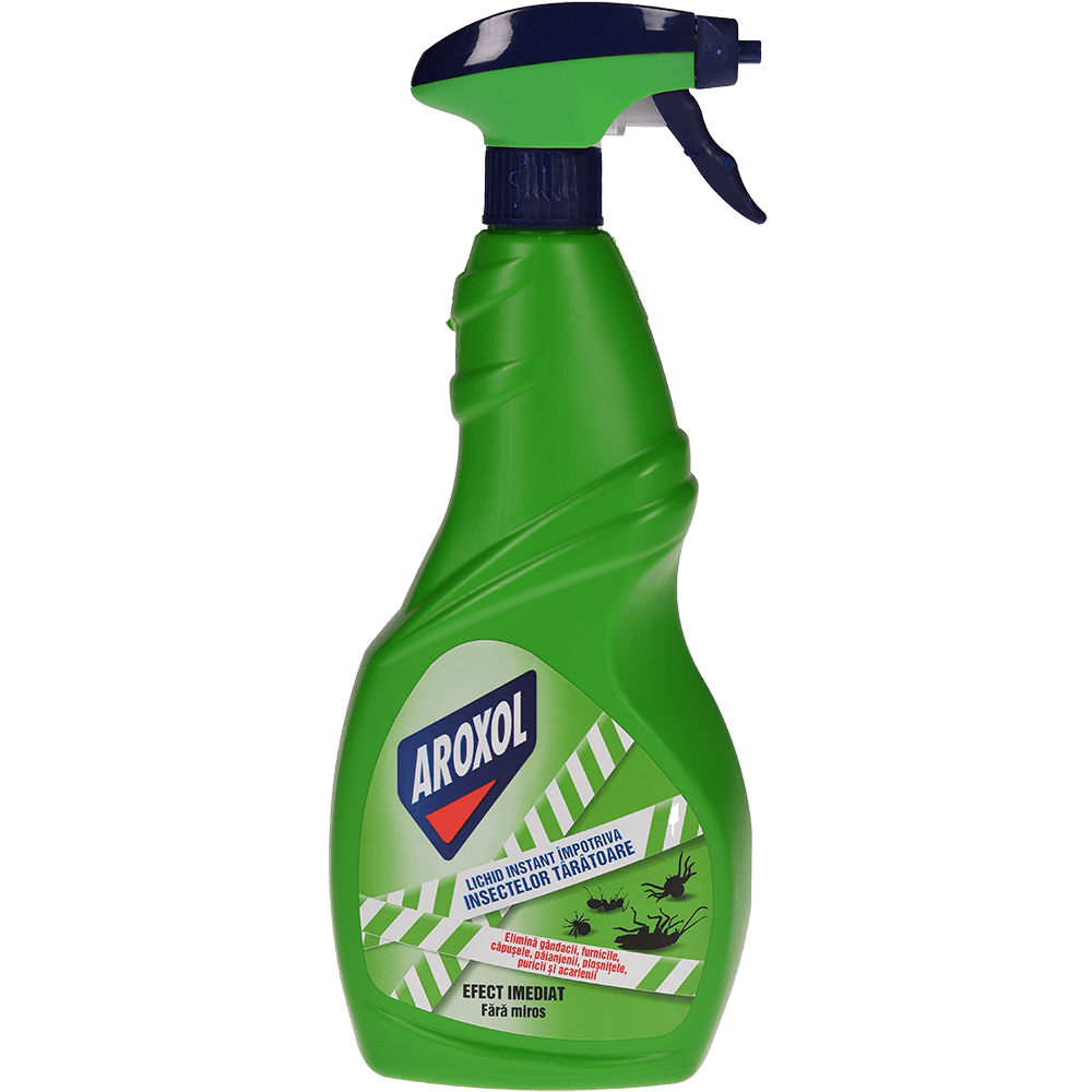 Spray impotriva capuselor si a gandacilor, Aroxol, efect imediat, 750 ml