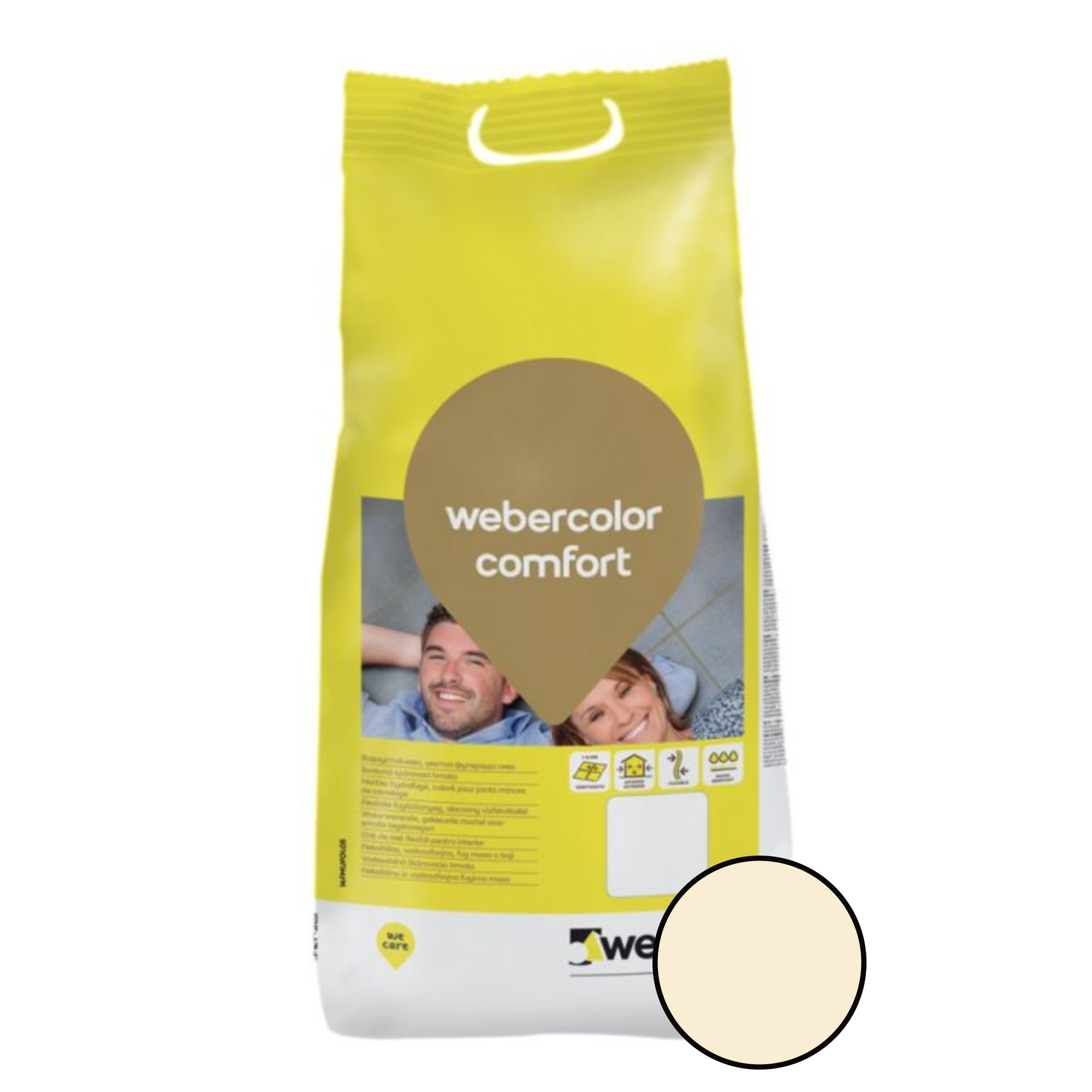 Chit de rosturi Weber Color Comfort interior/exterior Beige 2Kg