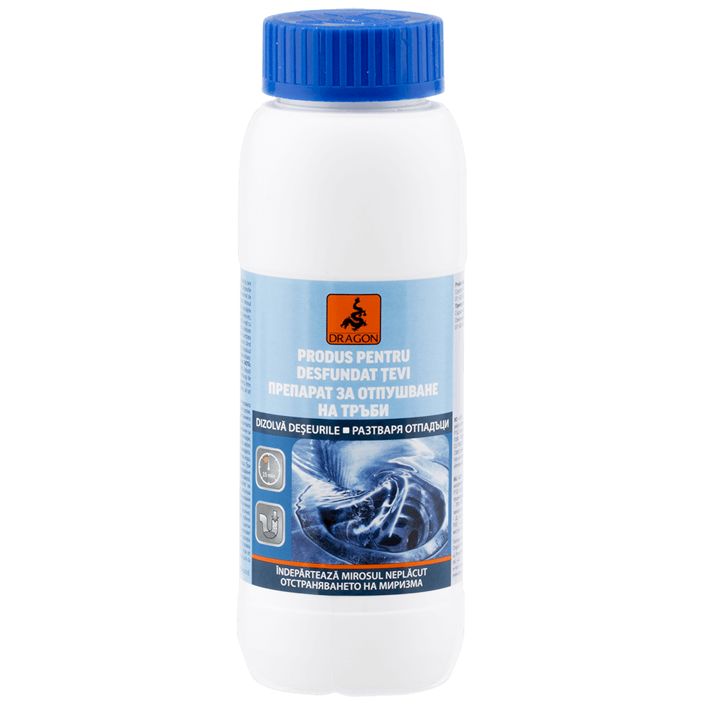 Granule pentru desfundarea tevilor Dragon, fara miros, 250 g