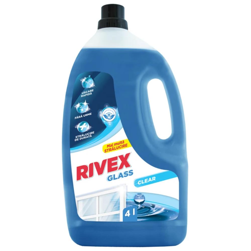 Detergent pentru geamuri Rivex Glass ocean, 4 l