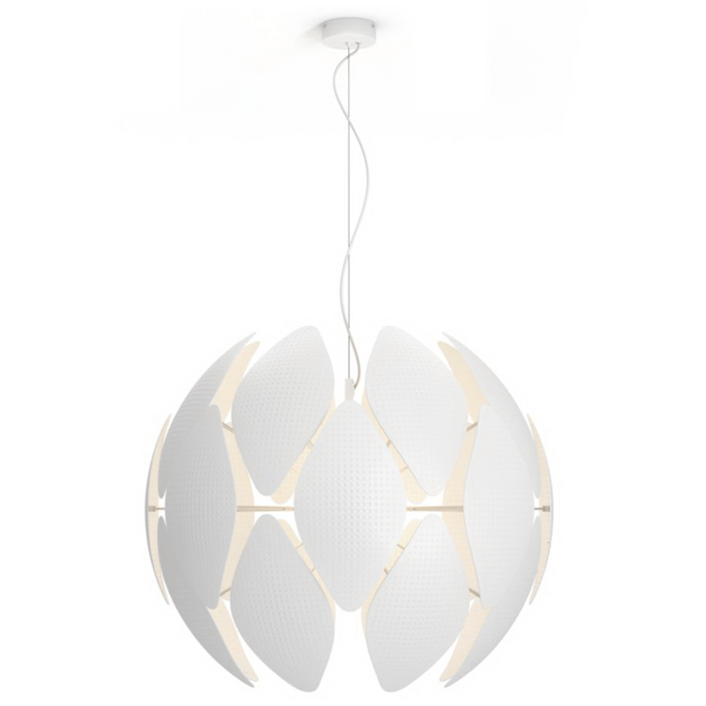 Pendul Philips Chiffon, 1 x E27, 60W, D 800 mm, alb