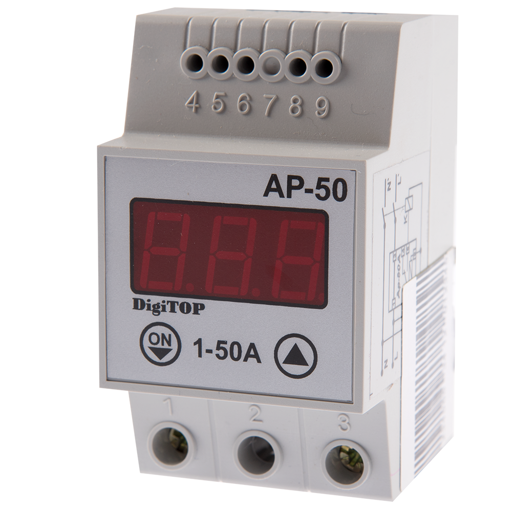 Releu de protectie a amperajului, Digitop AP - 50A