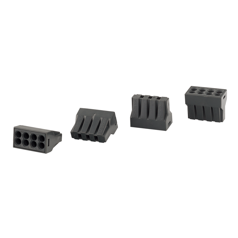 Clema montaj cu pasta IEK SMK 773-308, 2.5 mmp, gri, 4 conexiuni, 4 bucati