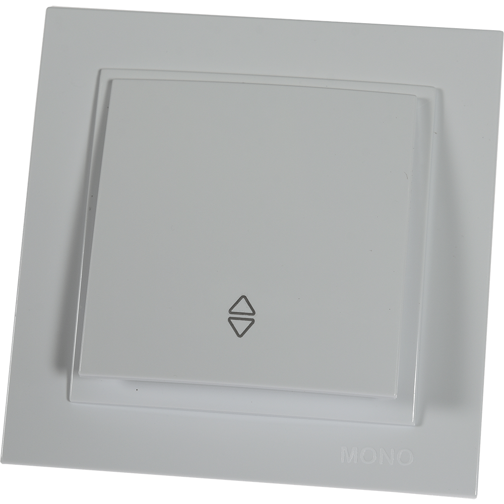 Intrerupator cap scara Mono Electric, DESPINA, ingropat/ST, alb