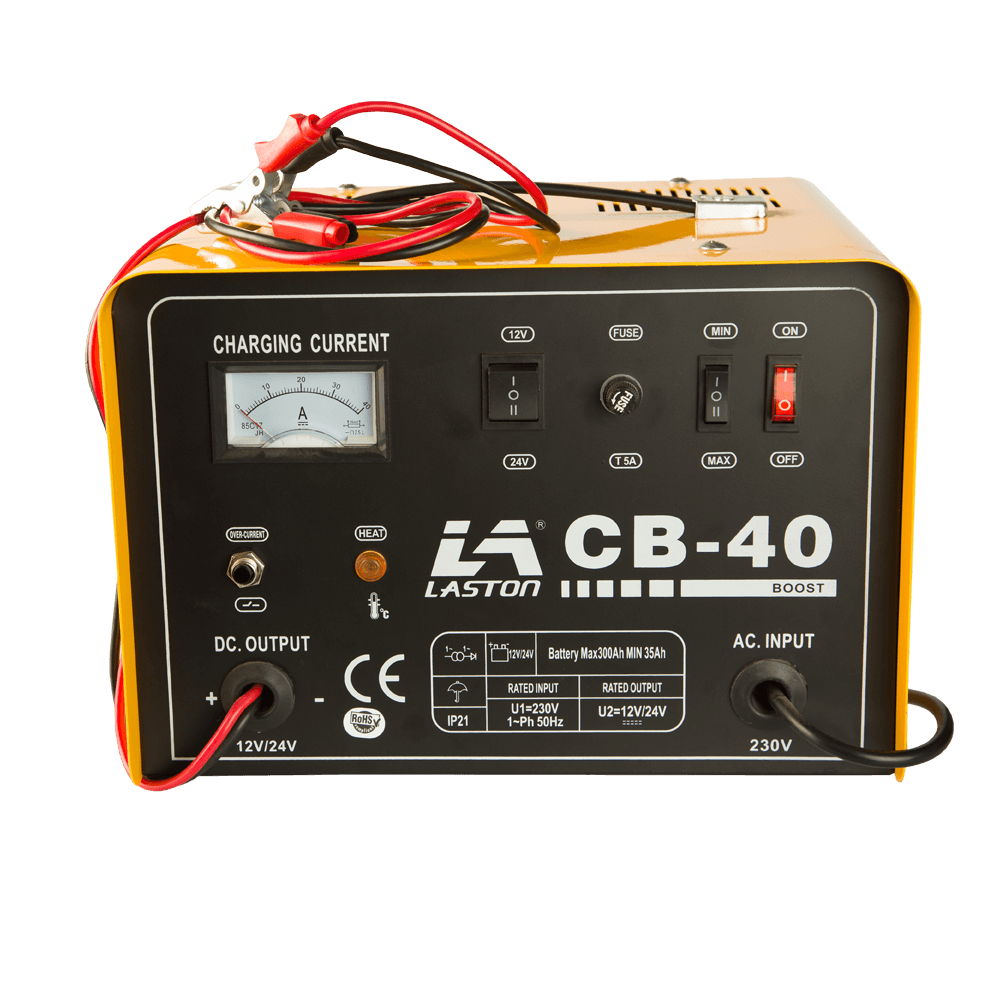 Incarcator pentru baterii auto CB - 40 Tehnoweld, 12 / 24 V, 40 A