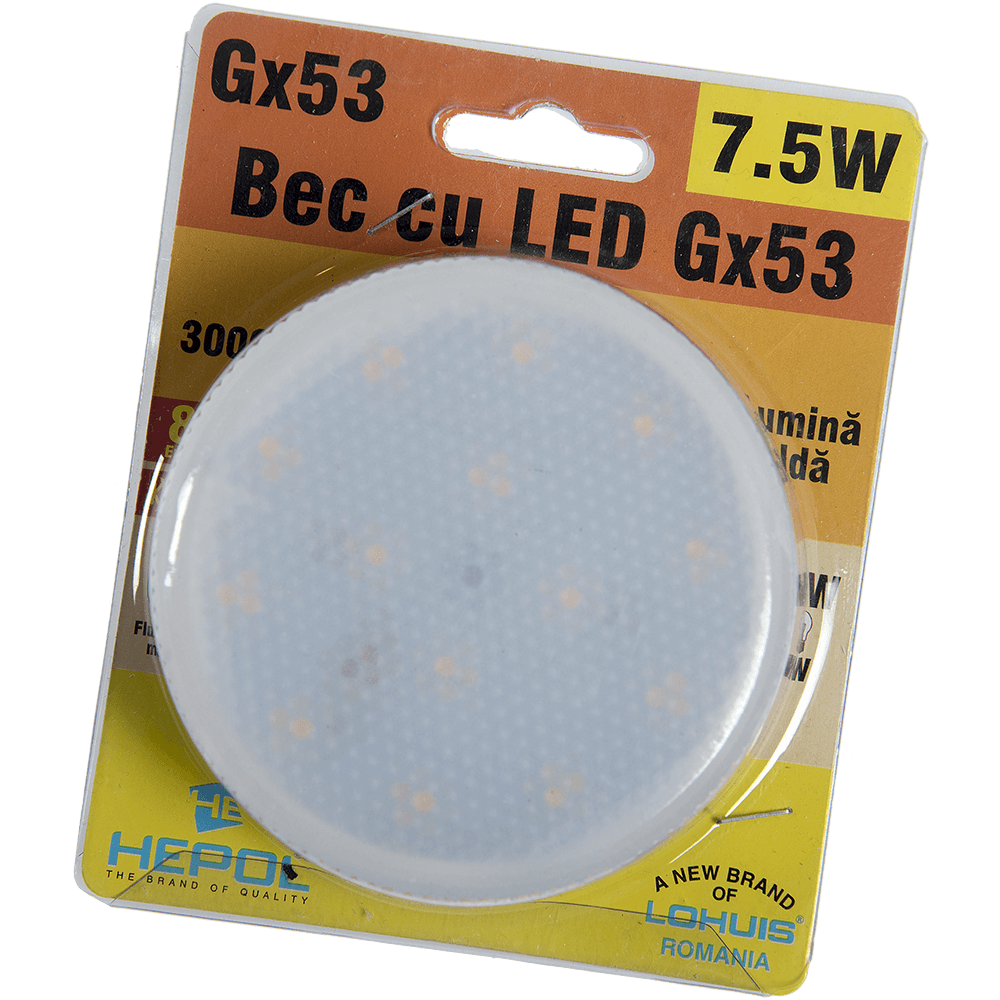 Bec Led Gx53 7.5 W Hepol