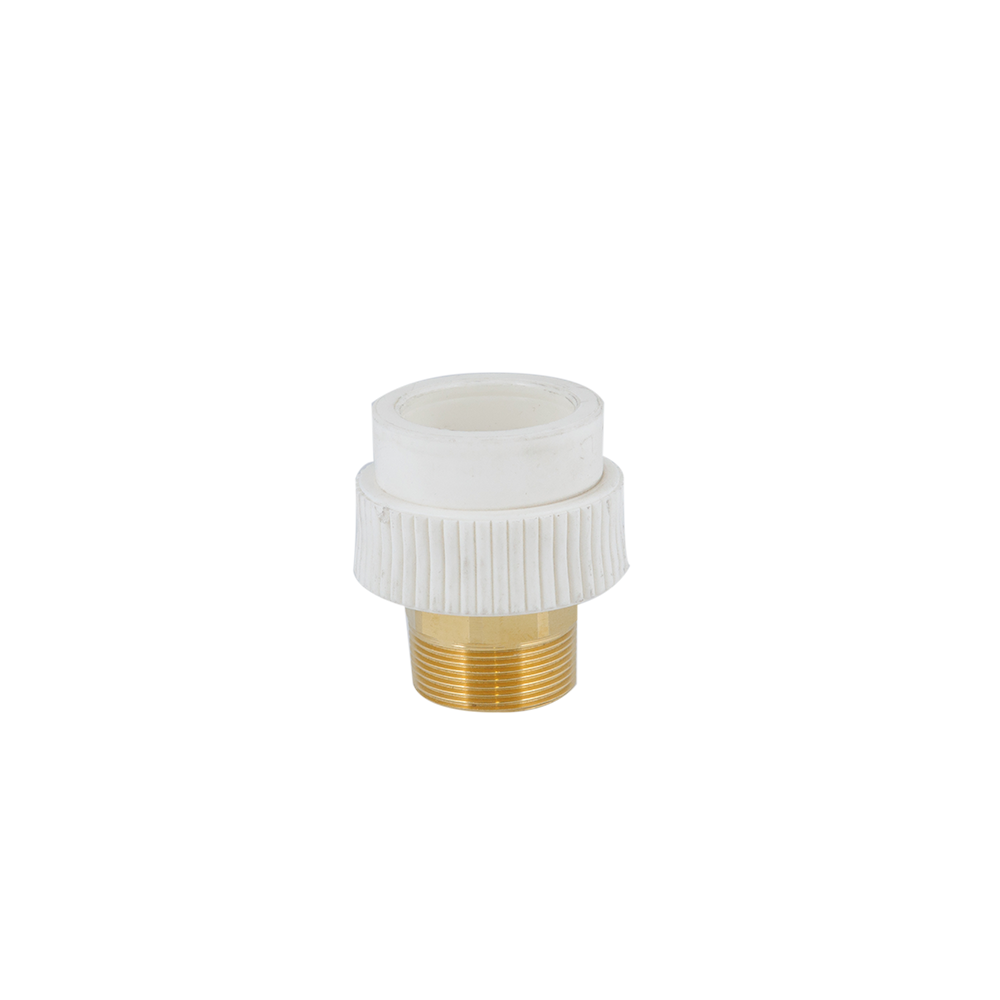 Mufa PPR 50 mm Supratherm, 1 1/2, filet exterior, alb