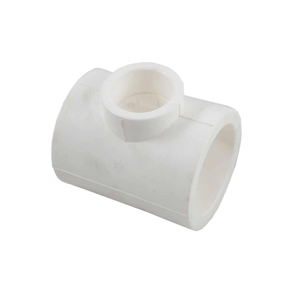 Teu redus PPR 63 mm Supratherm, 40 x 63 mm, filet interior, alb