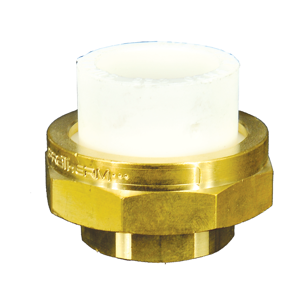 Racord olandez alama Supratherm, filet interior, PPR, alb, 25 mm x 3/4 inch