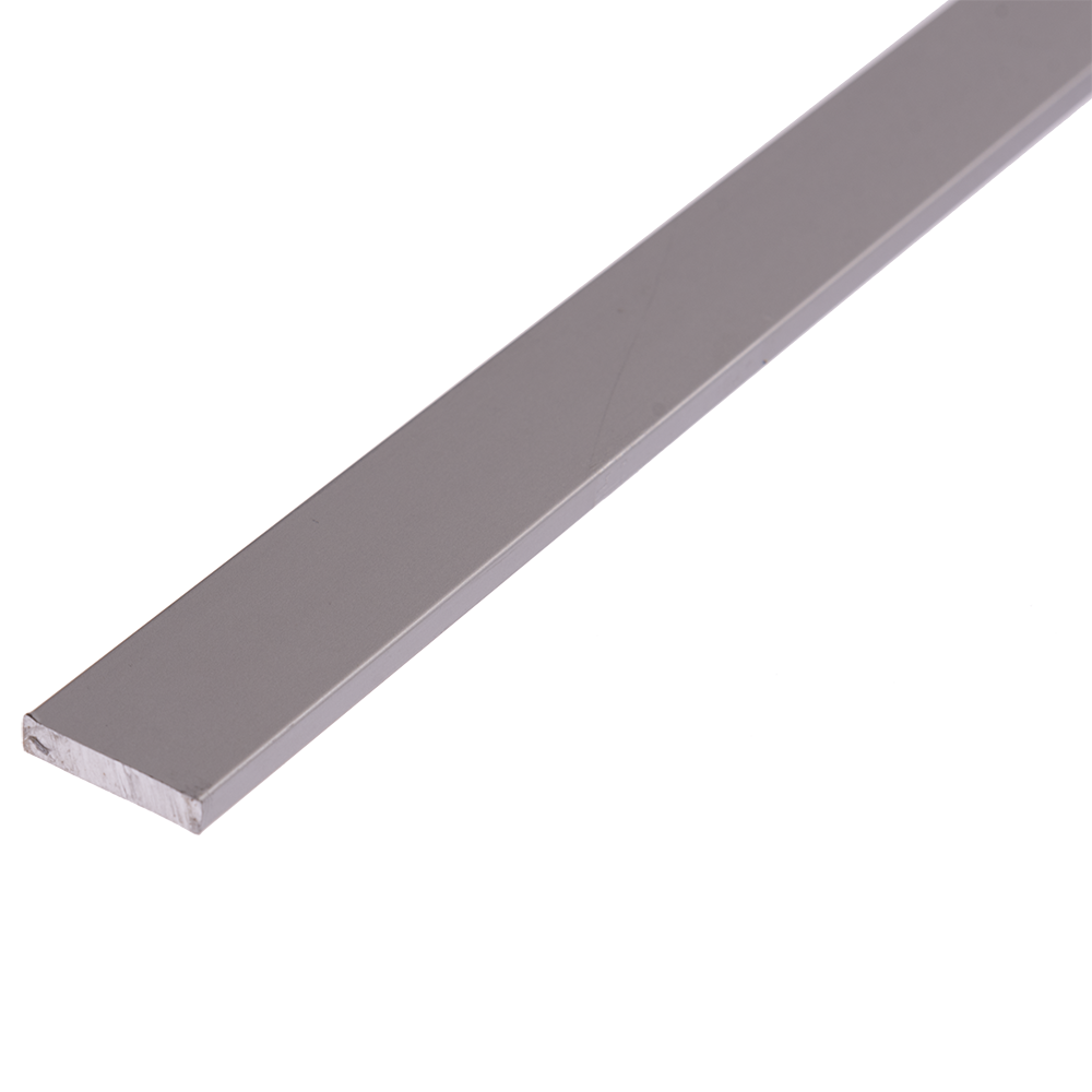Bara plata, aluminiu, 20 x 4 mm, L 1 m