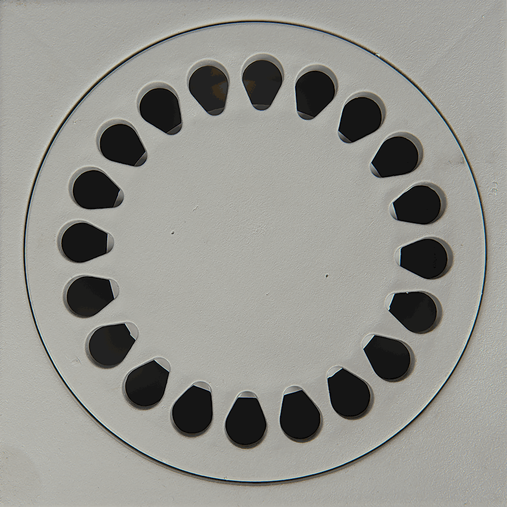 Sifon pardoseala Eurociere, plastic, 15 x 15 cm