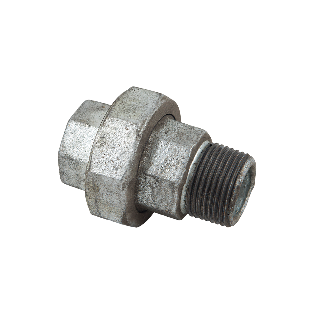 Racord olandez drept zincat, FI x FE, 1 inch