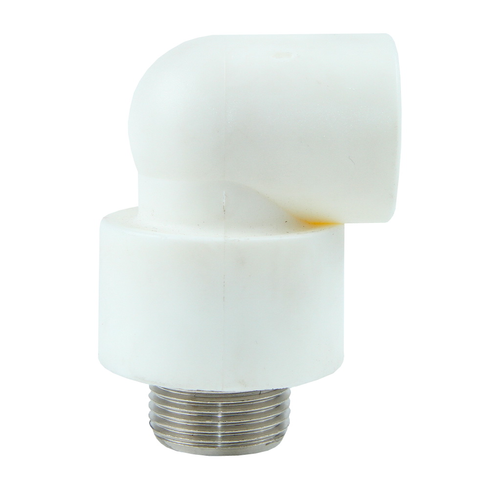 Cot PPR 90° Vesbo, filet exterior, 25 mm x 3/4, alb