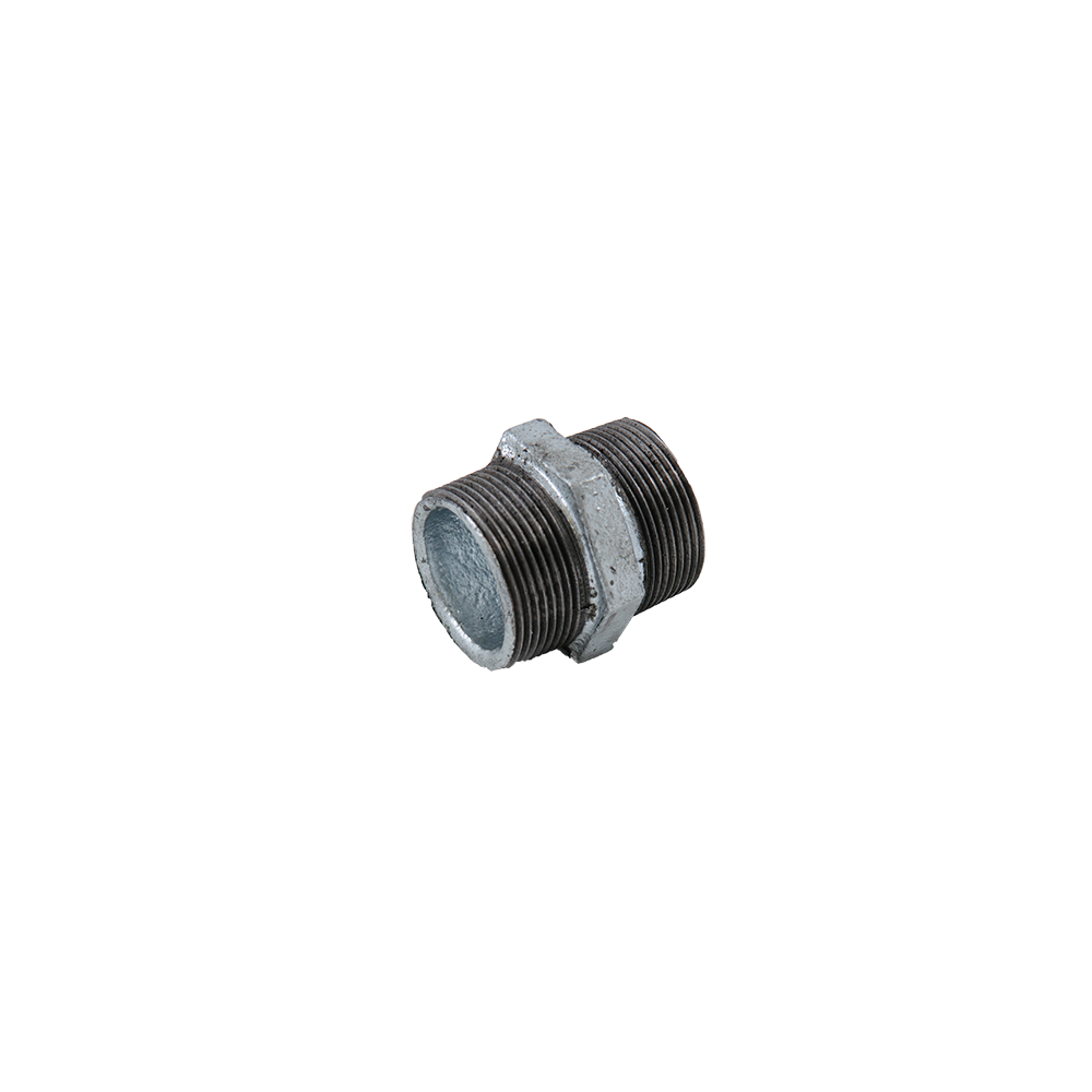 Niplu, fonta, zincat, 1 1/2 inch