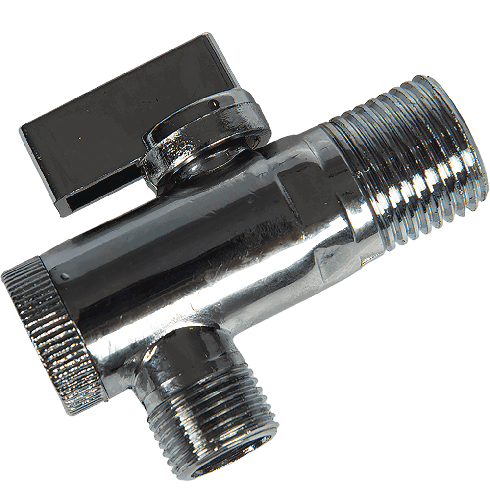 Robinet coltar cu filtru, zamac, 1/2'' x 3/8''