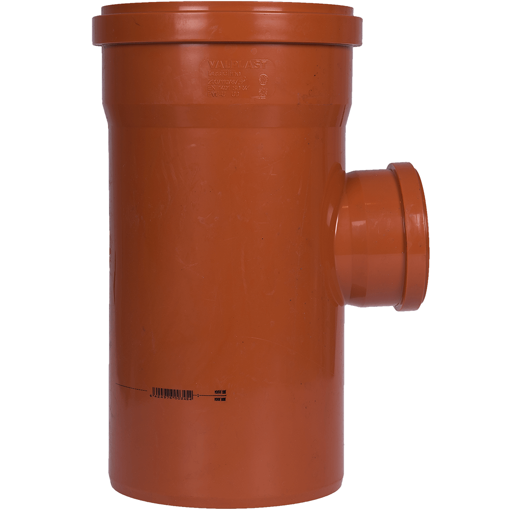 Ramificatie canalizare exterioara PVC Valrom, 87 grade, diametru 200 / 110 mm