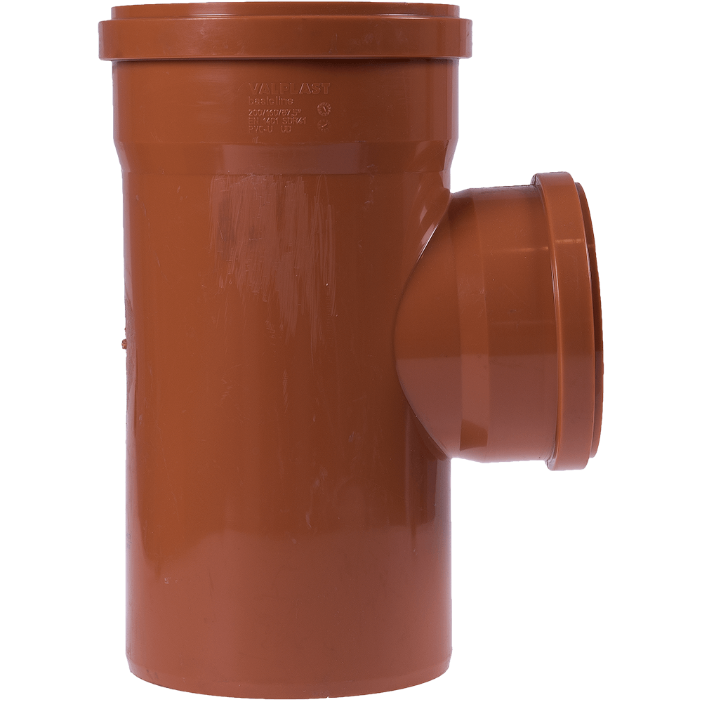 Ramificatie canalizare exterioara PVC Valrom, 87 grade, diametru 200 / 160 mm