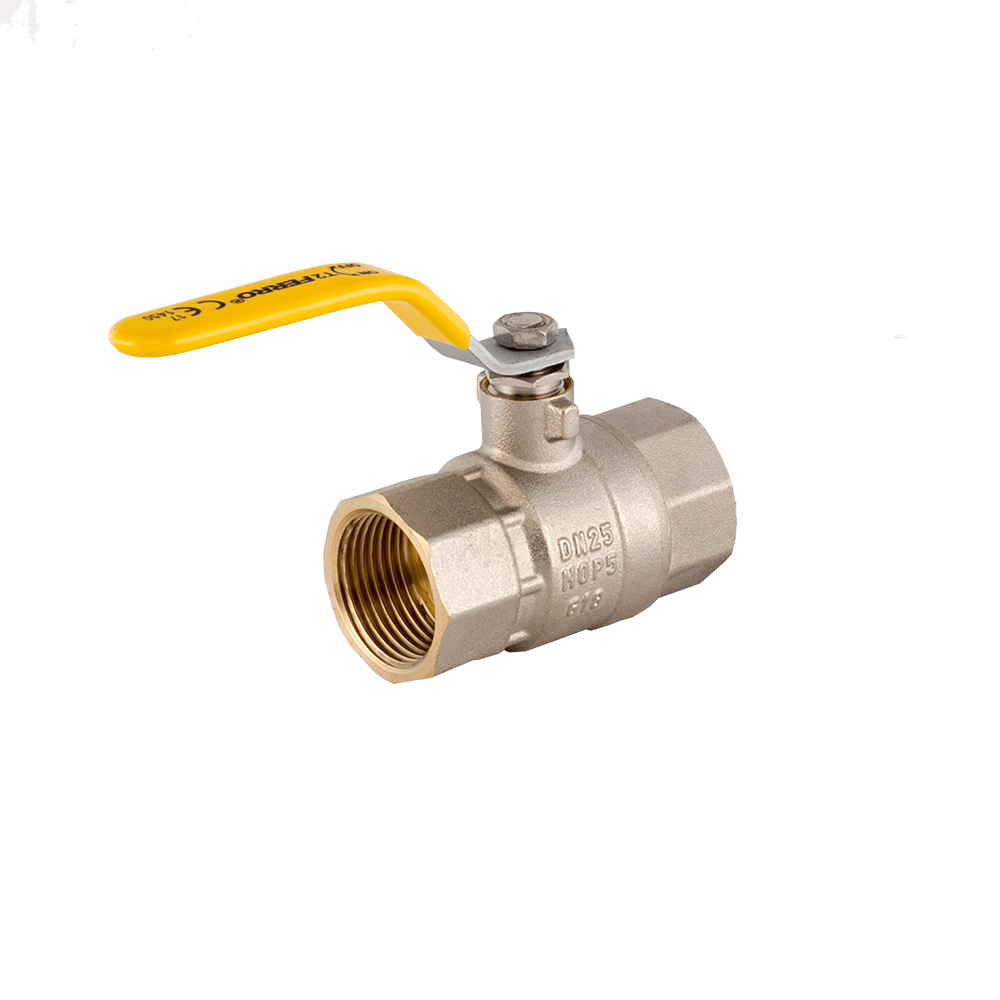 Robinet pentru gaz Ferro KGS3, alama, 1