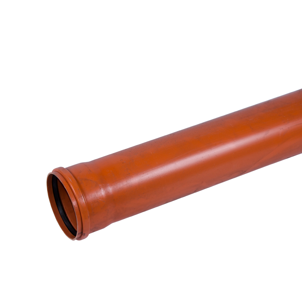 Teava PVC SN2 Valrom, canalizare exterioara, cu mufa si garnitura, diametru 160 mm, 2m