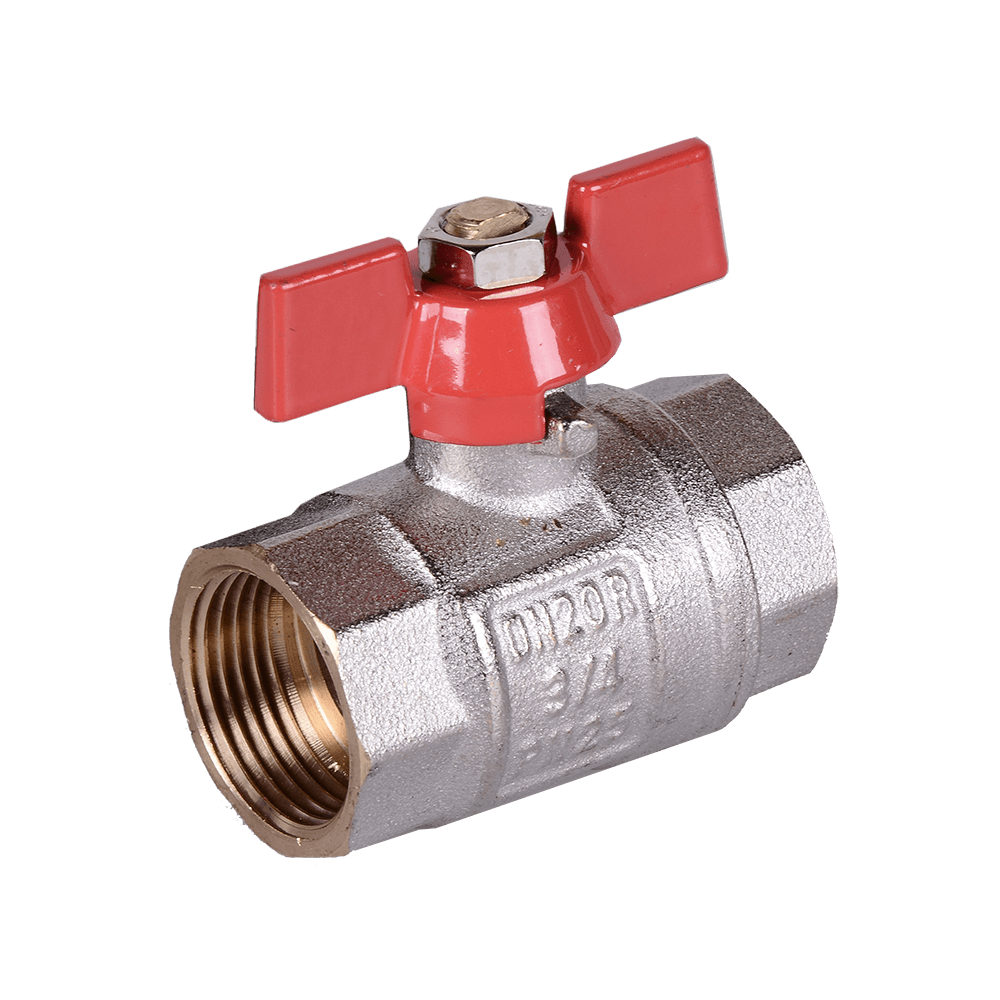 Robinet cu sfera si maner fluture Ferro KM2, FF 3/4 ‘’