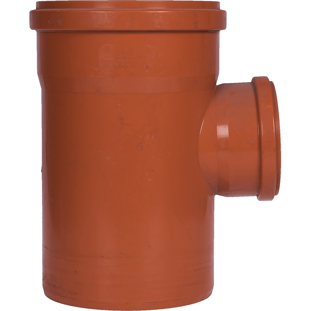 Ramificatie canalizare exterioara PVC Valrom, 87 grade, diametru 200 / 125 mm