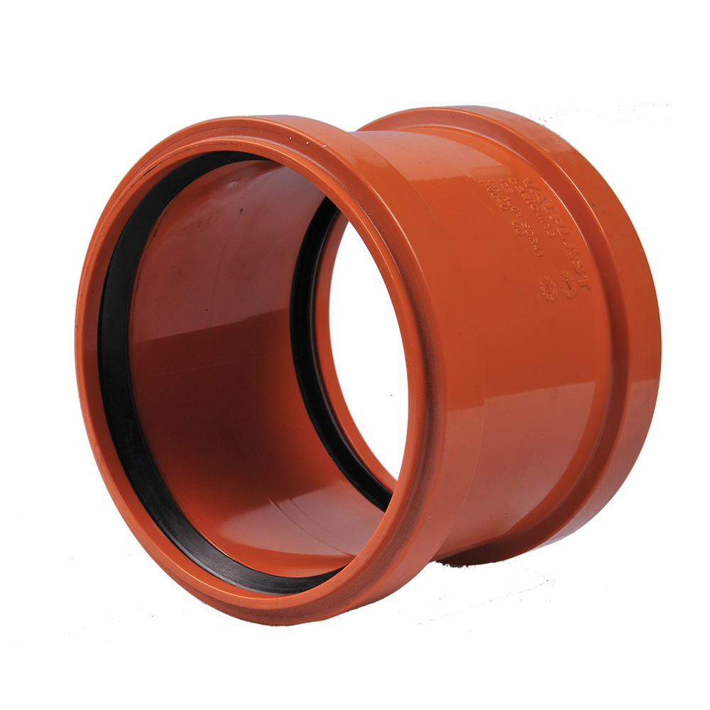 Mufa PVC canalizare exterioara Valrom, diametru 200 mm