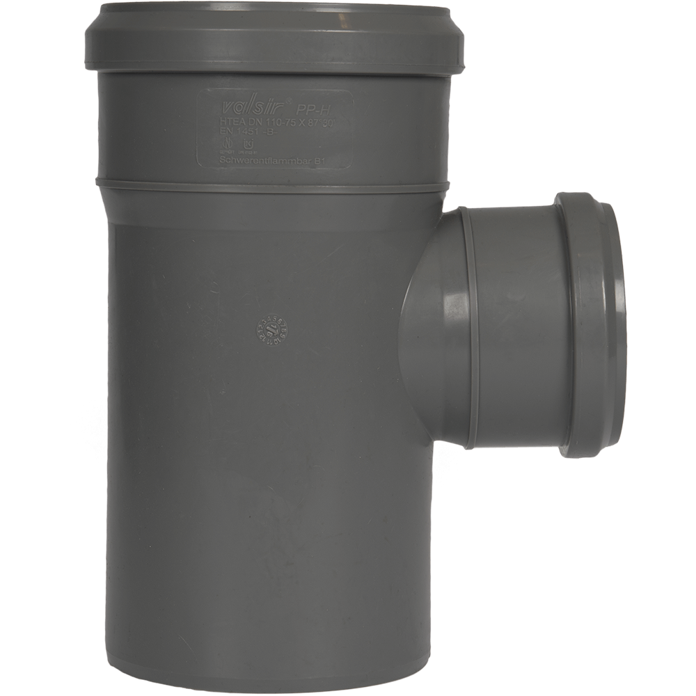 Ramificatie HT, PP, D75mm, 87 grade