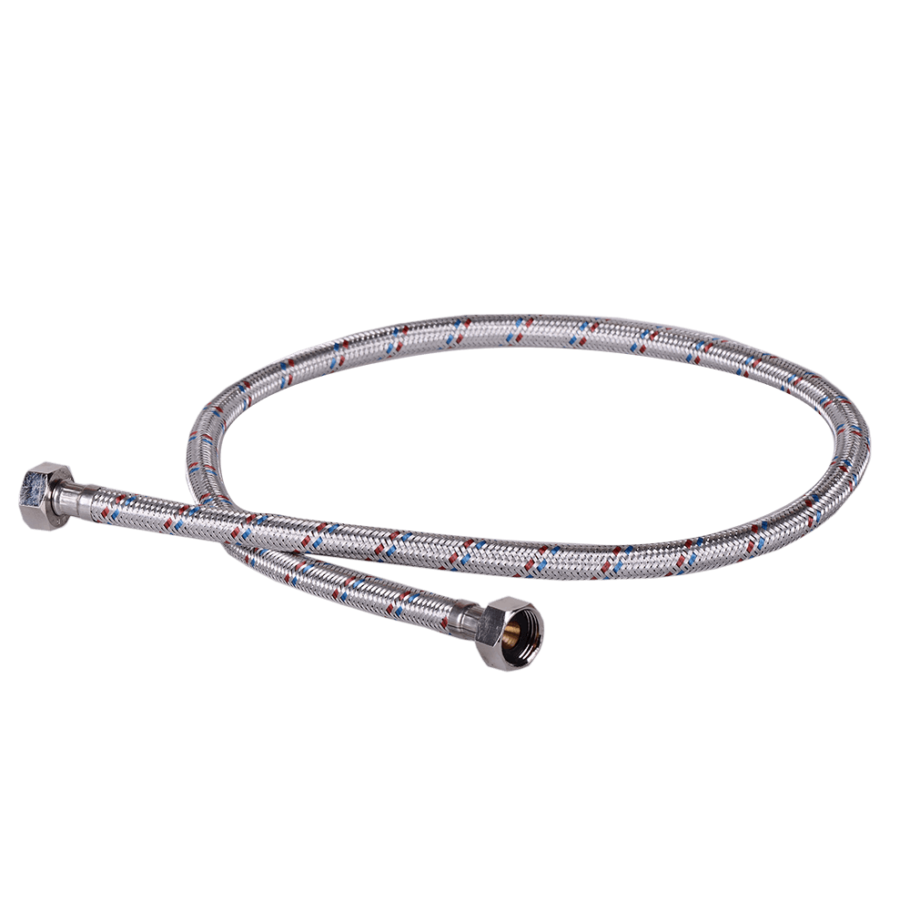Racord Crimel, otel inoxidabil, argintiu, flexibil, 1/2, 1000 mm
