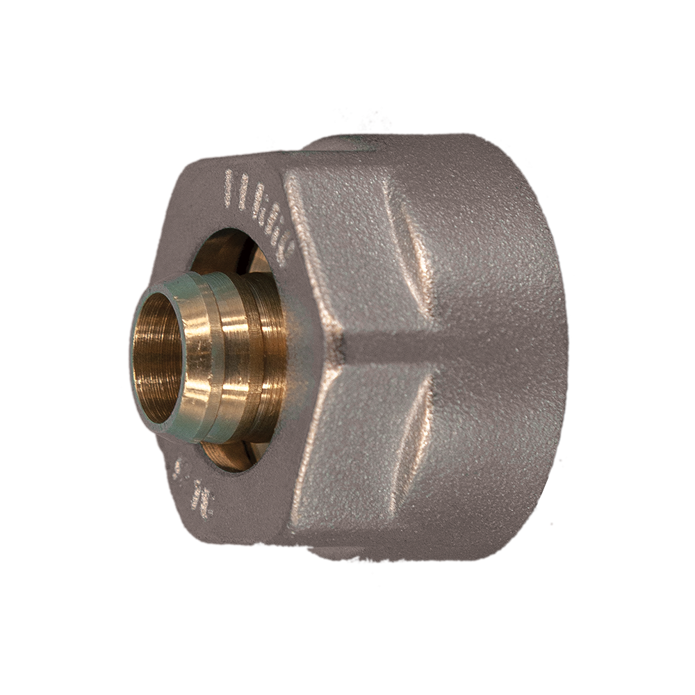 Set 2 racorduri pentru tevi Pe-X Ferro 67841612Y, 3/4, 16 x 2 mm