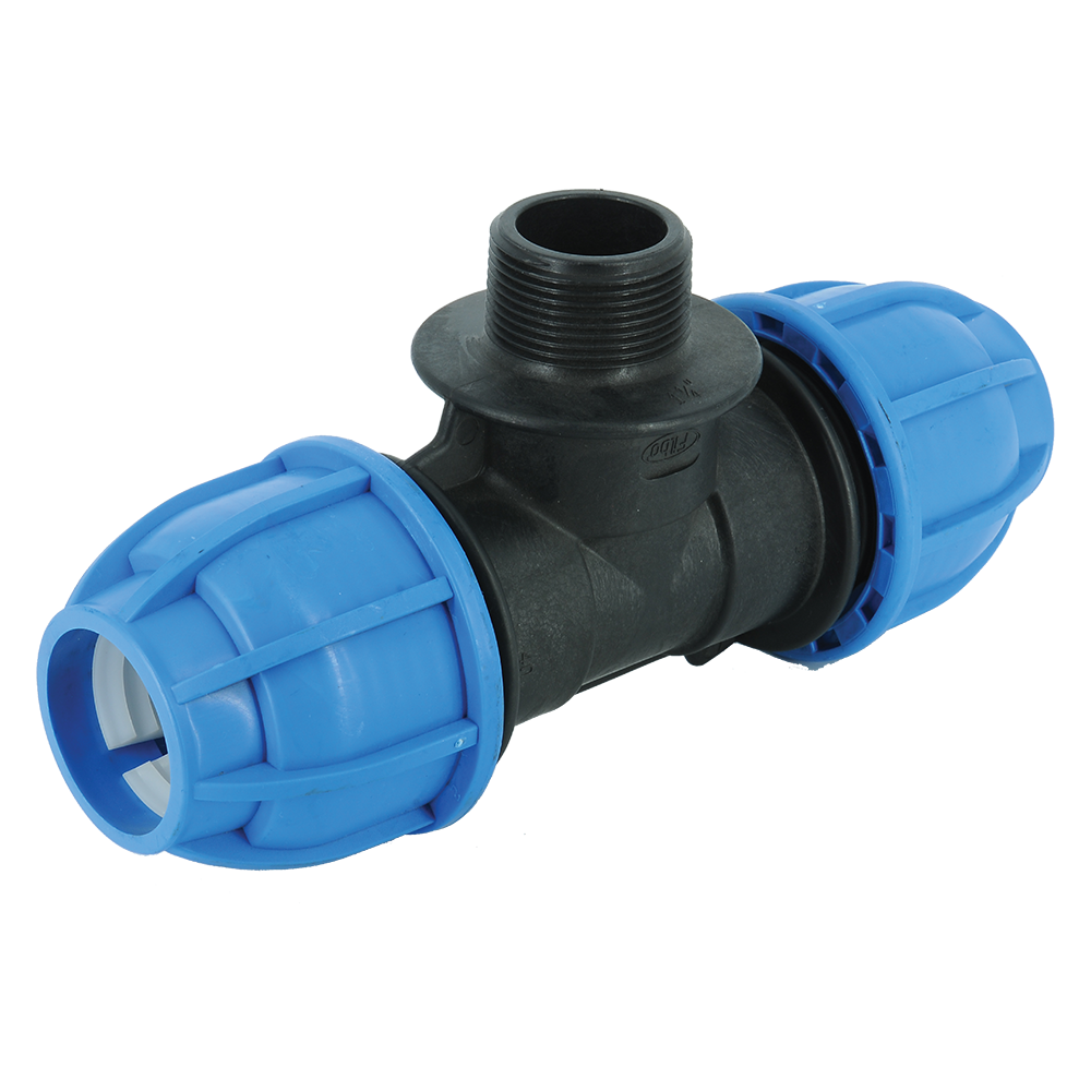 Teu rapid PE Filbo, filet exterior, 40 mm x 1-1/4 inch