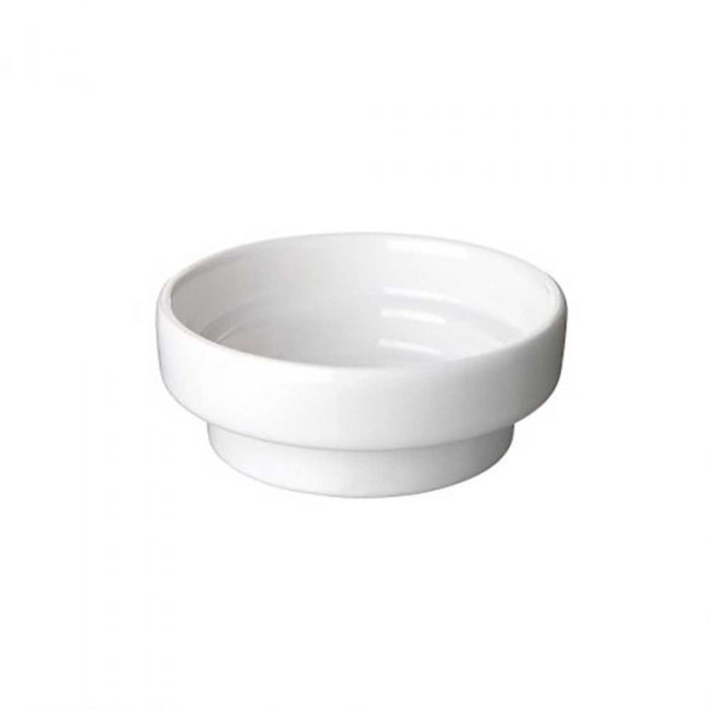 Savoniera Romtatay Martins, ceramica, alb, 11 x 5 x 13 cm