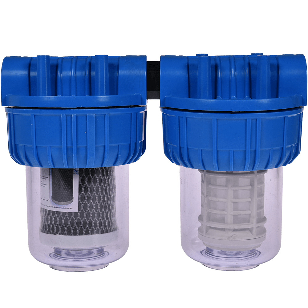 Filtru de apa, carbune activ + sita, 5 cu 3/4 in linie