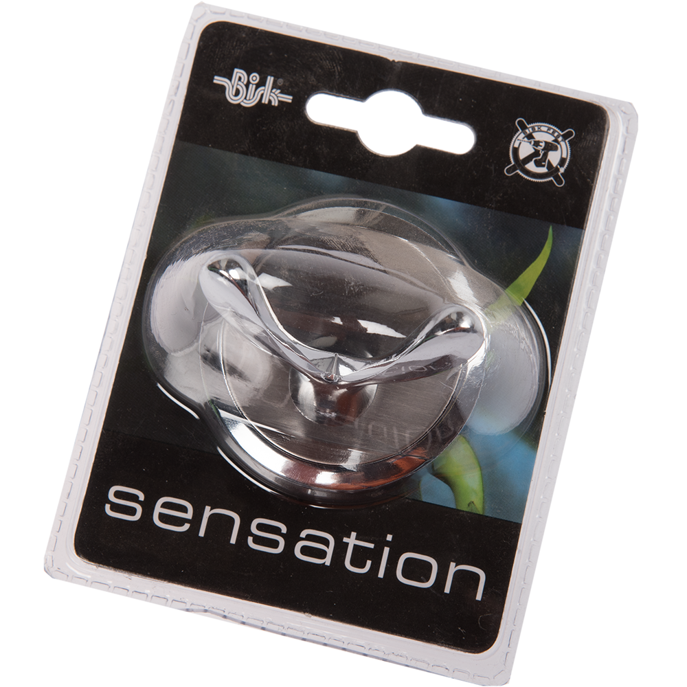 Carlig dublu Bisk Sensation, zinc + aluminiu, crom, 6 x 5,5 x 6 cm