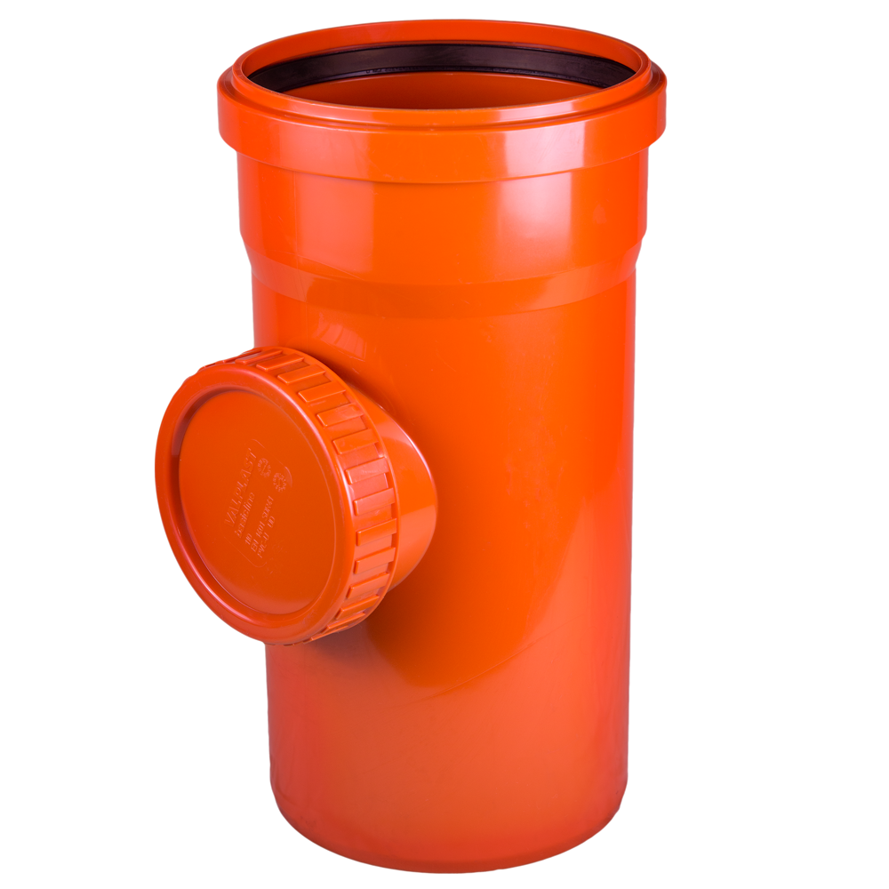 Piesa inspectie PVC canalizare exterioara Valrom, diametru 160 mm