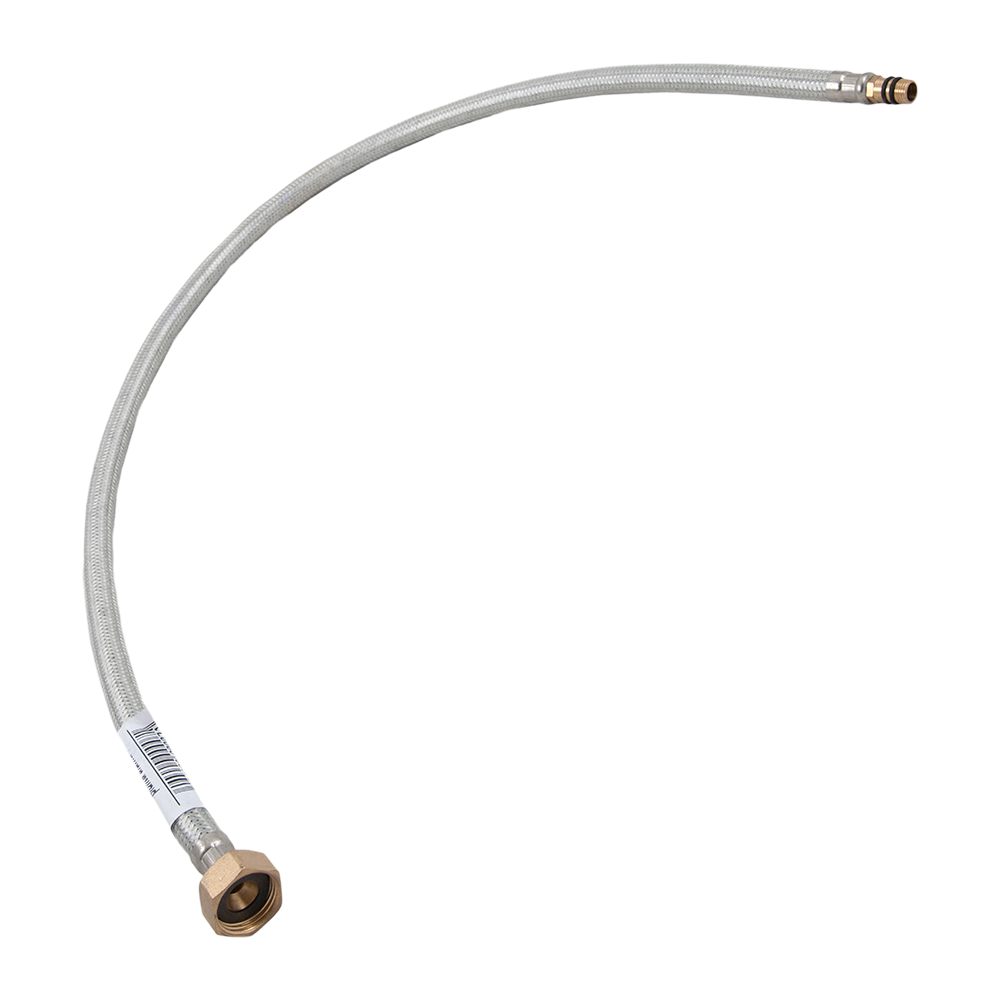 Racord ½ pentru baterii monocomanda, inox, argintiu/auriu, flexibil, 800 mm